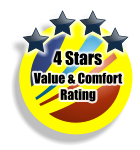 4 Stars Value & Comfort Rating